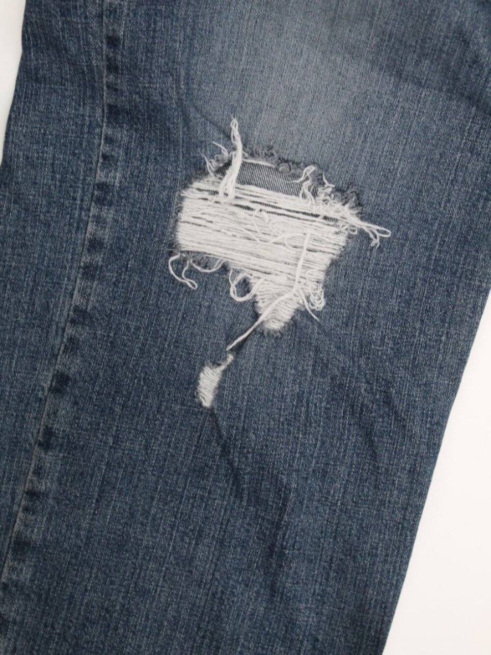 LEVIS Signature Relaxed Mens Jeans 40 x 32 Distressed Denim Med Wash EXC COND - Picture 6 of 8
